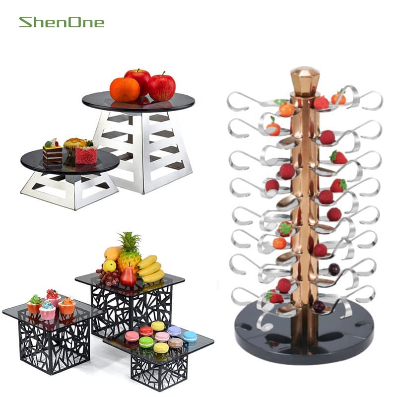 Décoration de buffet en acier inoxydable SNZT-019