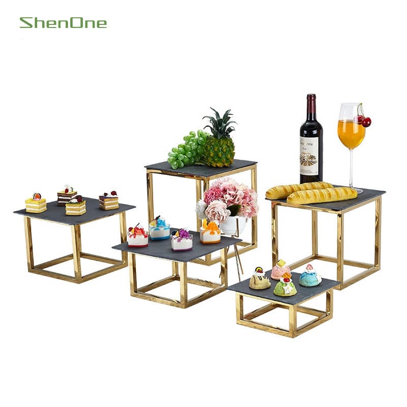 Décoration de buffet en acier inoxydable SNZT-019