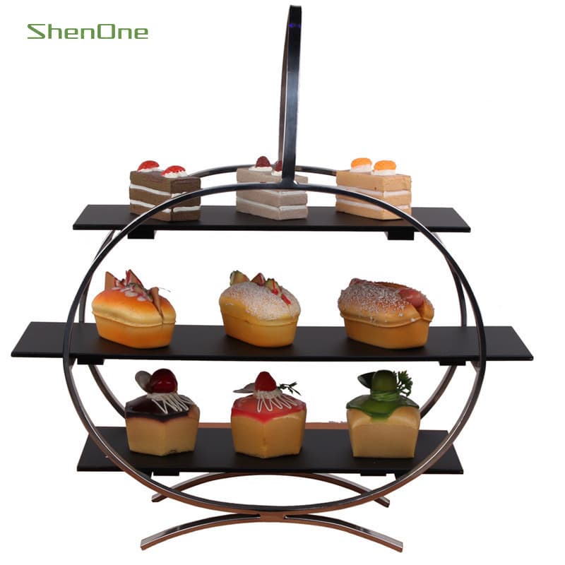 Décoration de buffet en acier inoxydable SNZT-019