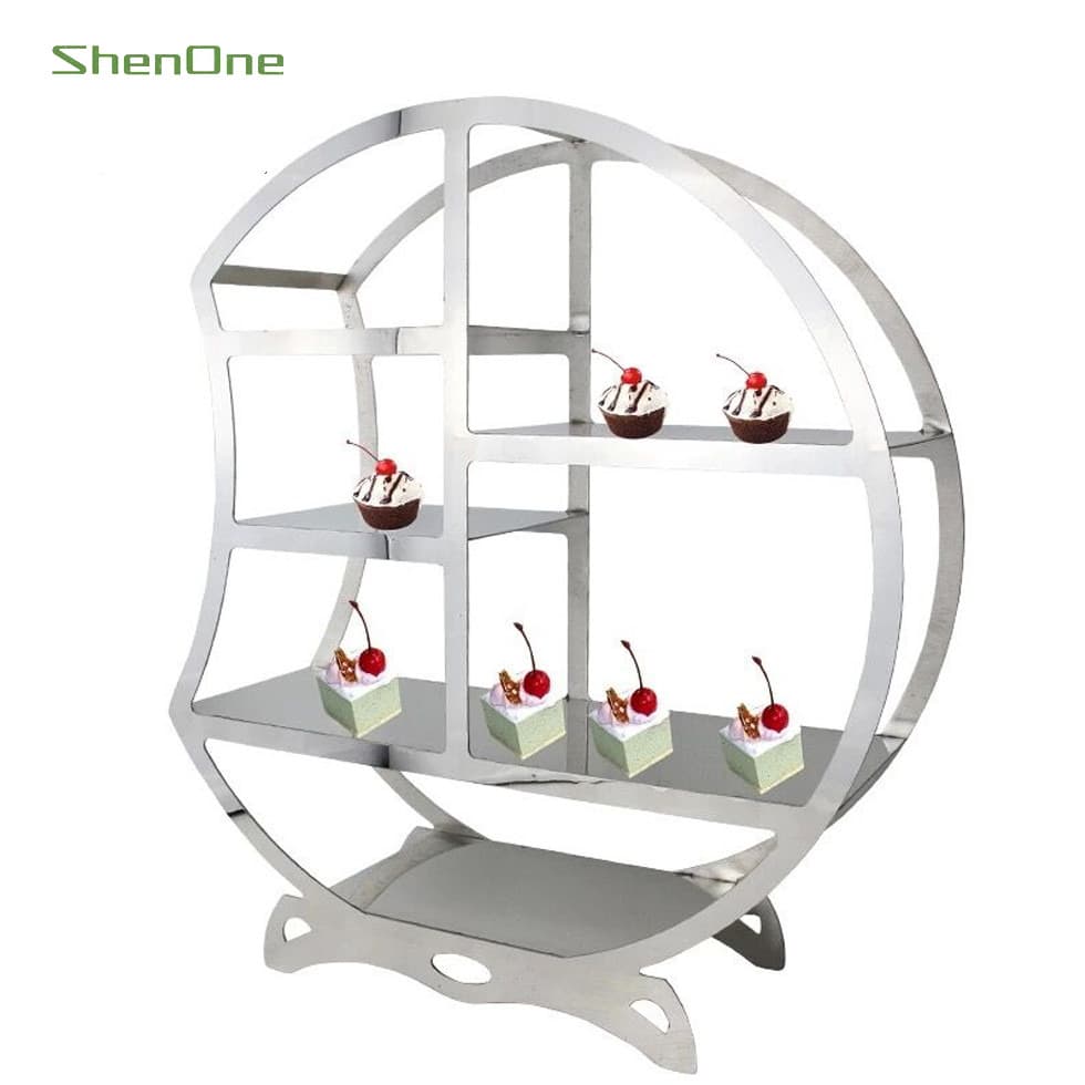 Décoration de buffet en acier inoxydable SNZT-019
