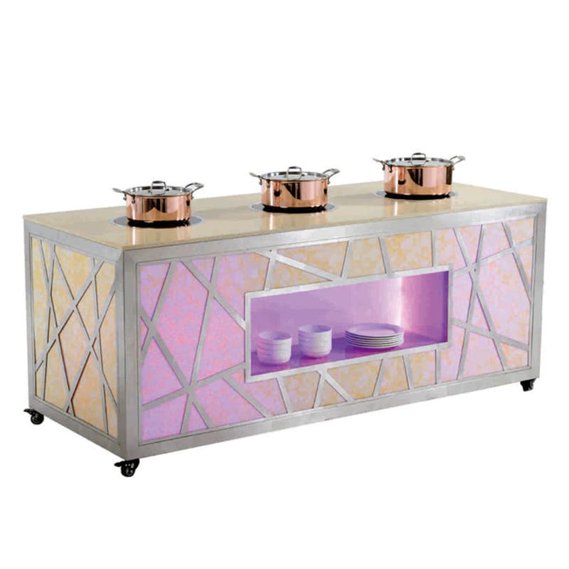 Stainless Steel Buffet Decoration SNZT-023