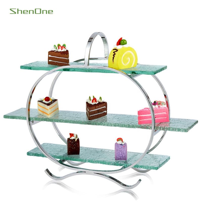 Décoration de buffet en acier inoxydable SNZT-031