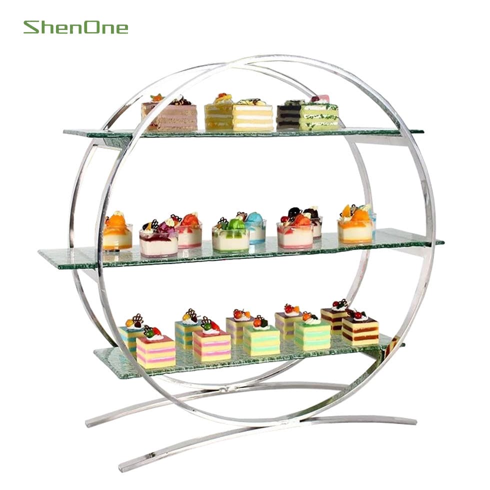 Décoration de buffet en acier inoxydable SNZT-031