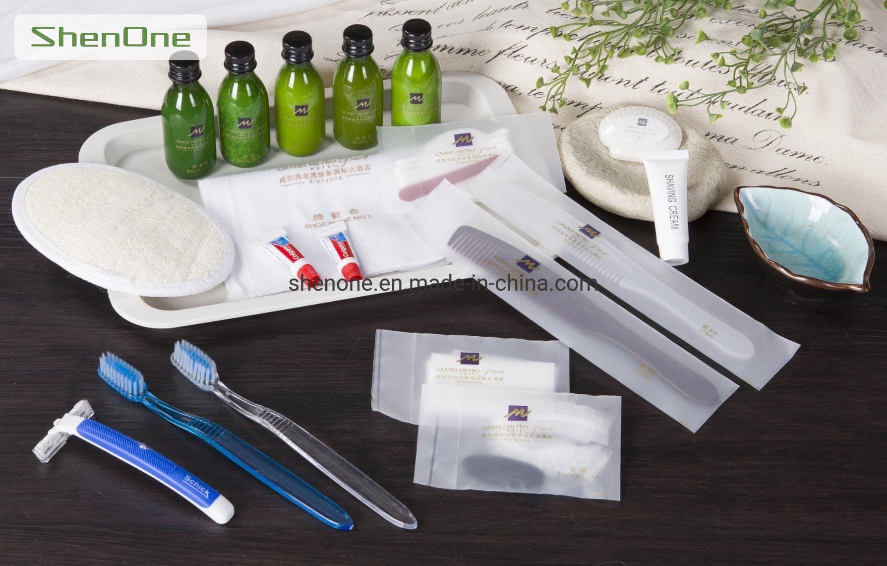Disposable Guest Room Amenities in Plastic Bags SNYP-0015