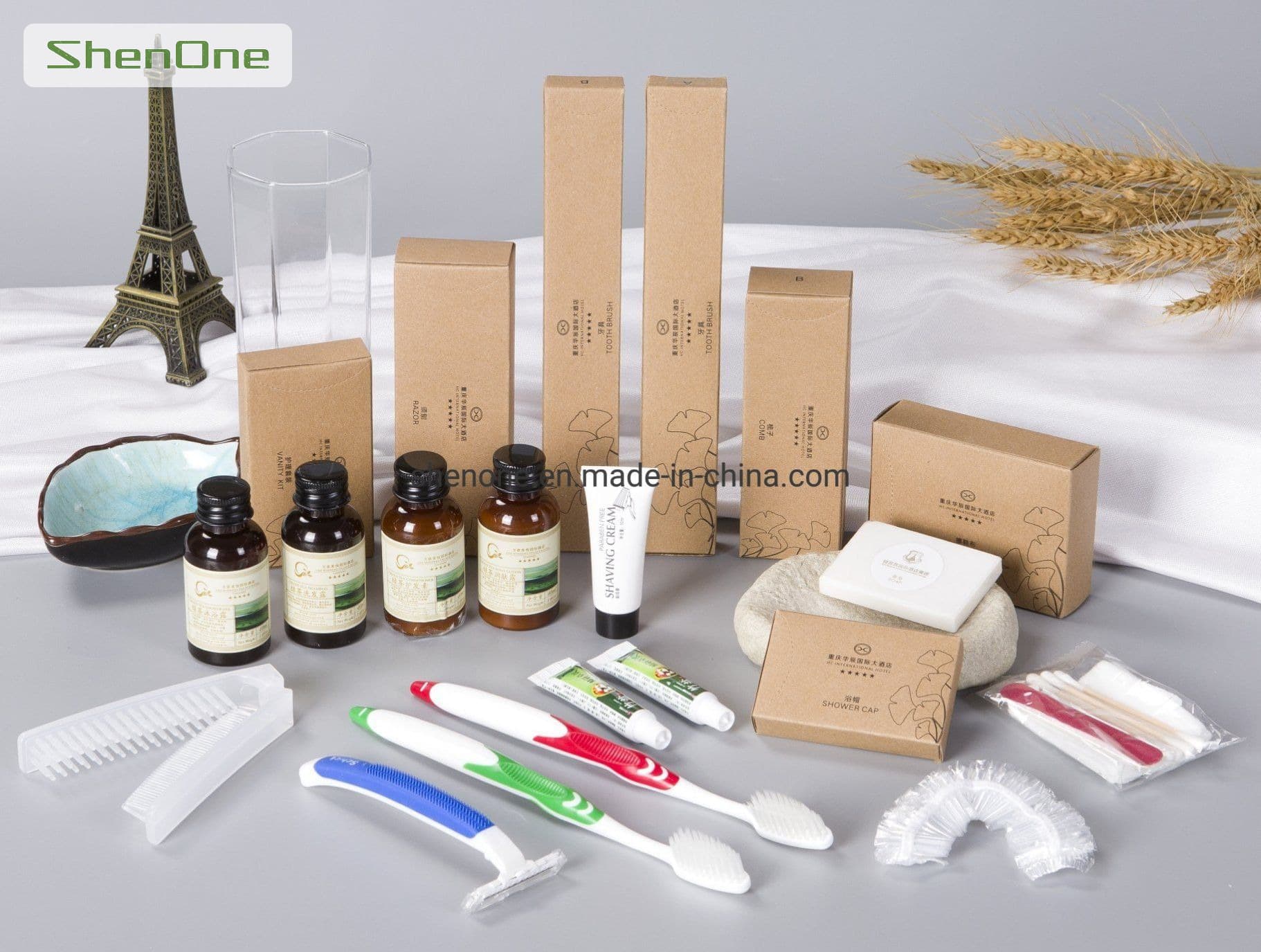 Eco-Friendly Paper Box for Guest Room Disposable Amenities SNYP-0016
