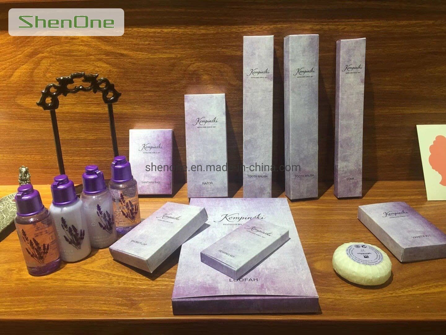 Eco-Friendly Paper Box for Guest Room Disposable Amenities SNYP-0016