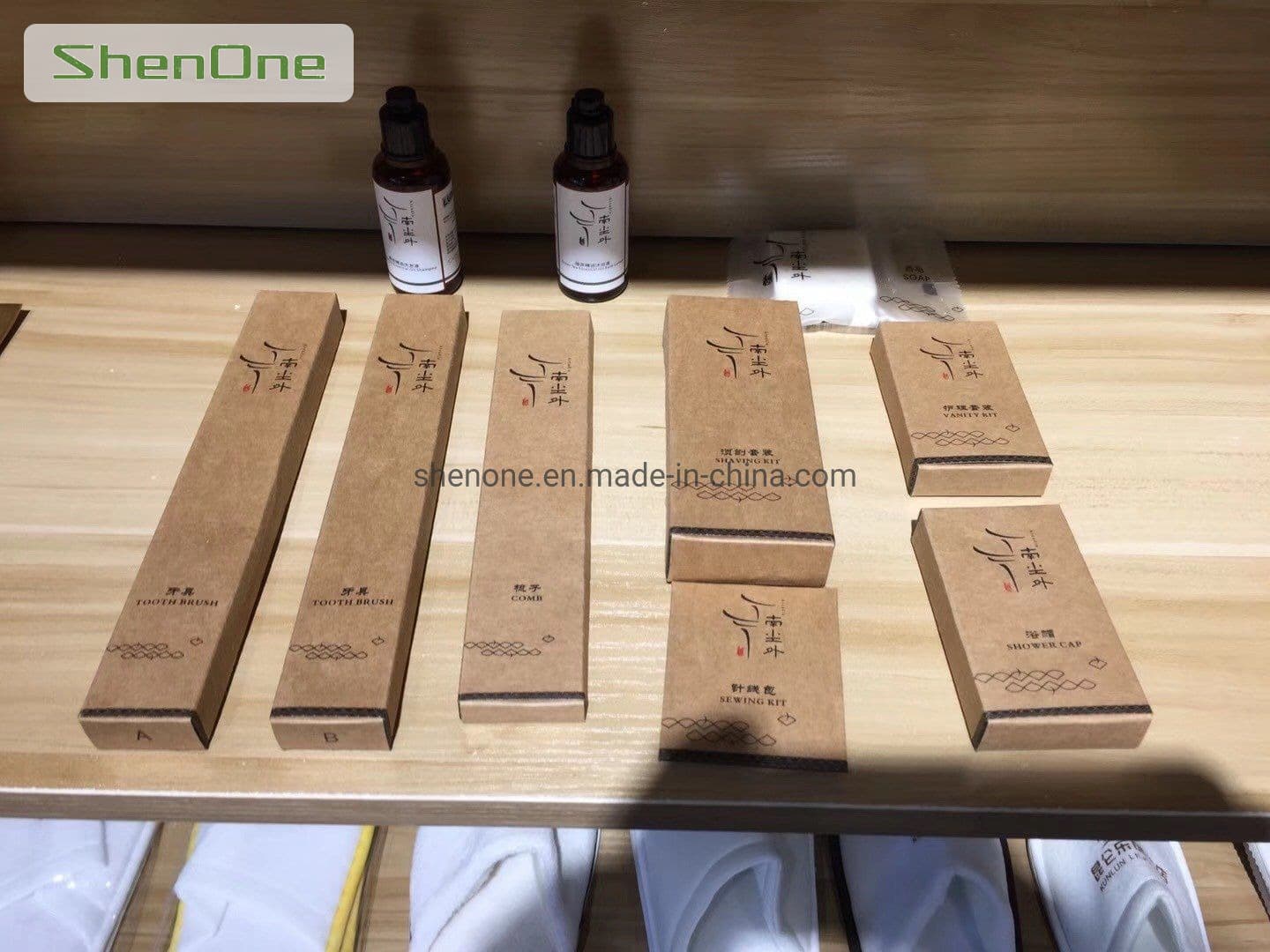 Eco-Friendly Paper Box for Guest Room Disposable Amenities SNYP-0016