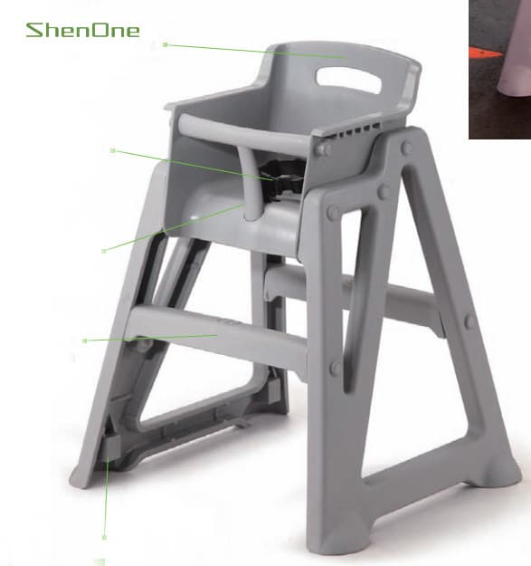 Hotel Plastic High Chair SNBB-0030