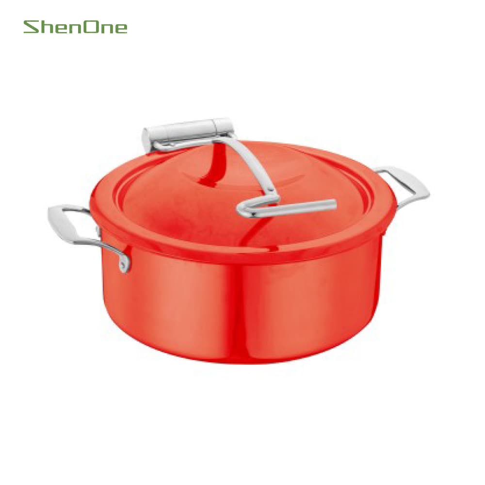 Olla de hierro fundido de colores para bufé SNCL-01015