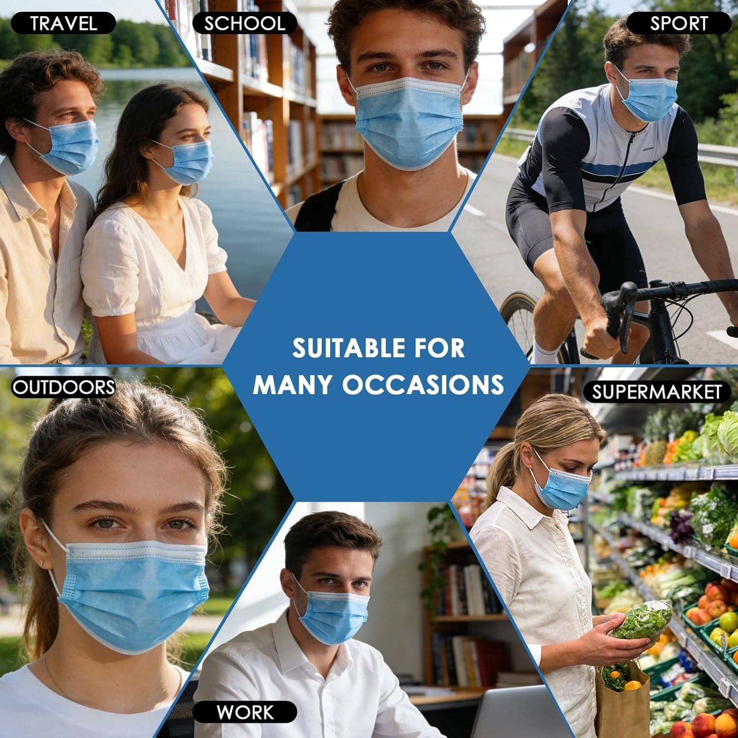 Non-Woven Fabric Mask, Face Shield, and Dust Cover SNKZMZ-001
