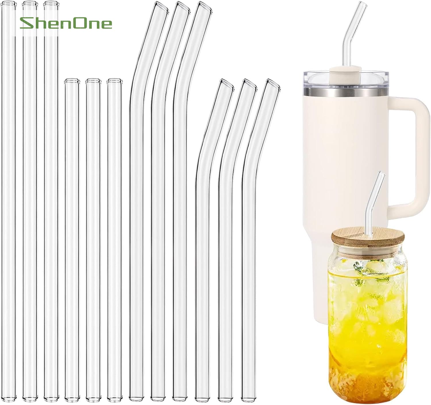 Edelstahl-Trinkhalme, Glas-Trinkhalme, Kunststoff-Trinkhalme SNXG-001