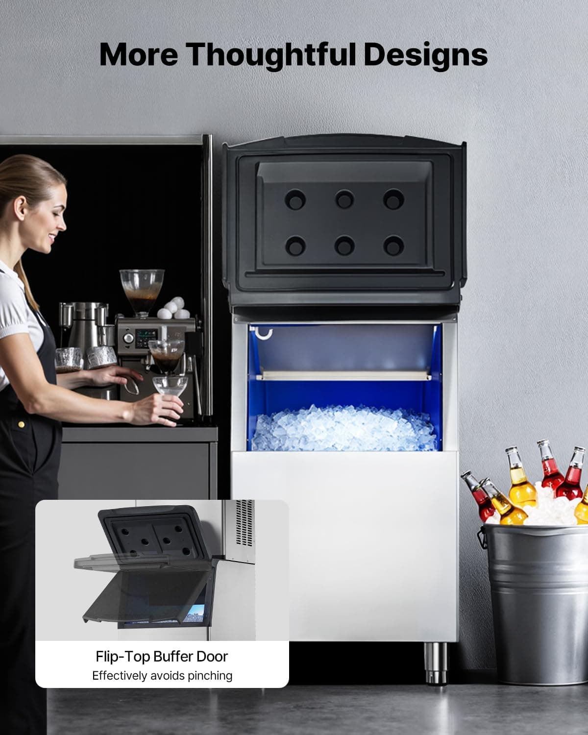 SNZBJ-001 Stainless Steel Ice Maker