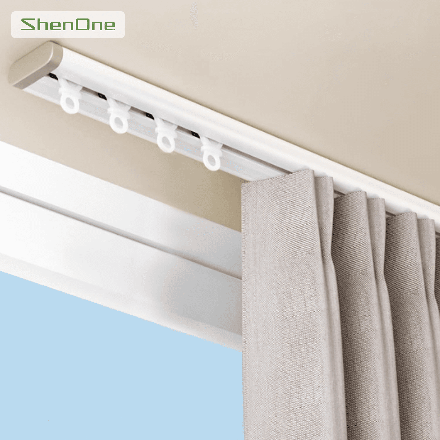Track-Mounted Curtains