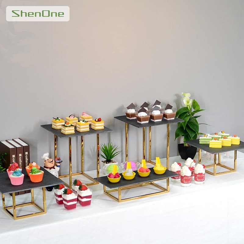 Buffet-Dekoration aus Edelstahl SNBJ-019