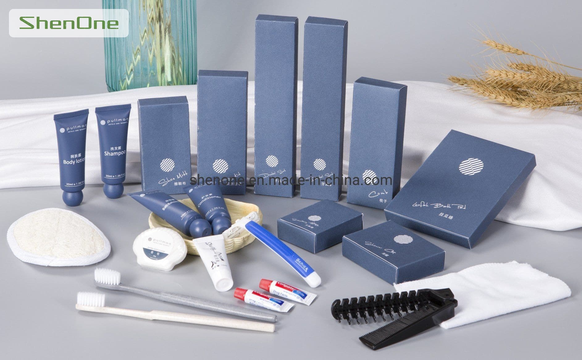 Eco-Friendly Paper Box for Guest Room Disposable Amenities SNYP-0016