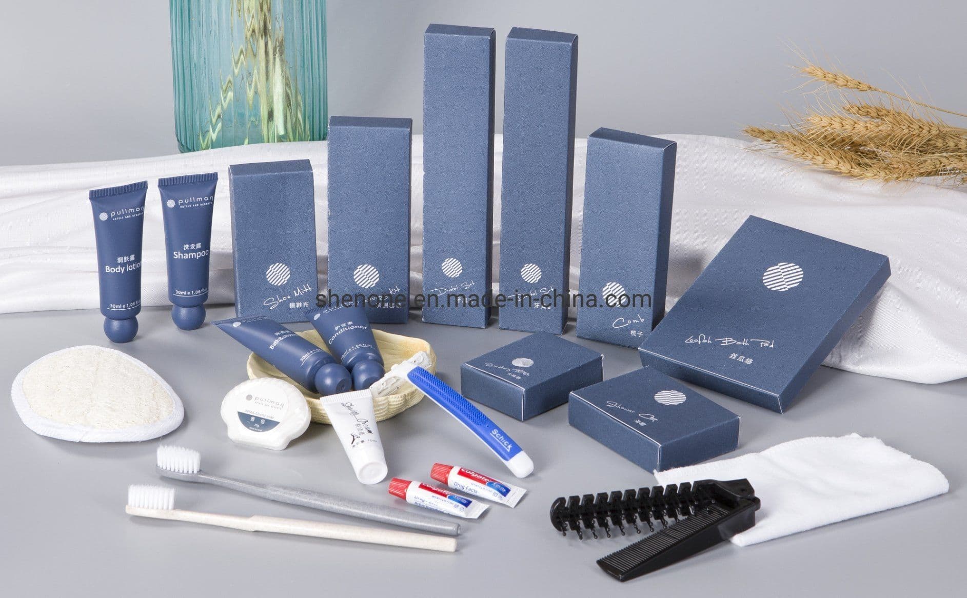 Eco-Friendly Paper Box for Guest Room Disposable Amenities SNYP-0016